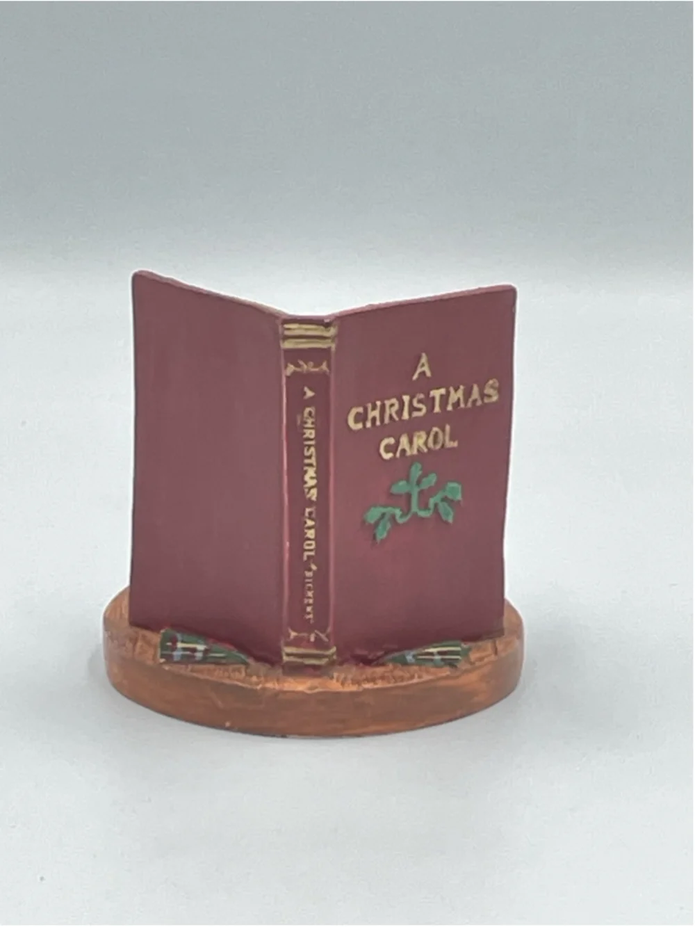 Russ Berrie A Christmas Carol Figurine 13980 Scrooge Diorama Tiny Tim The End - Picture 6 of 11